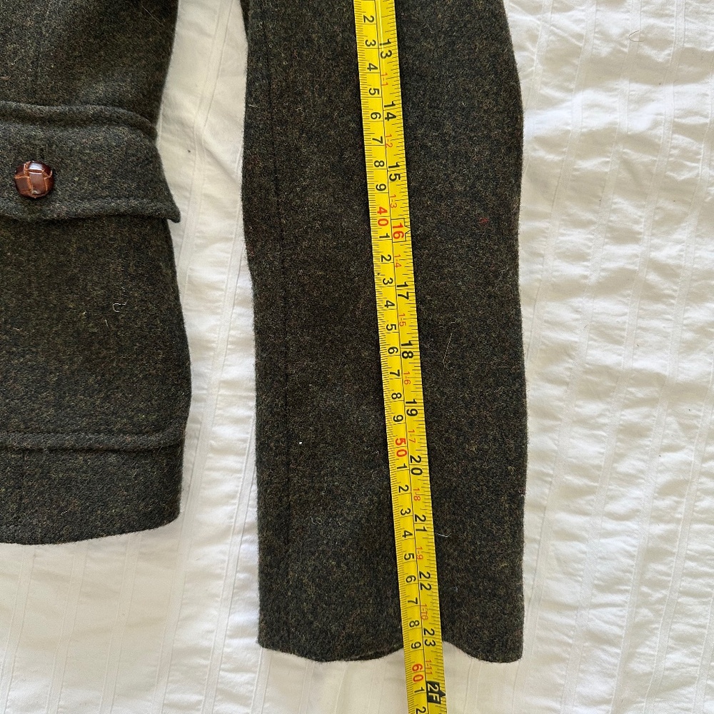 100% Wool Brooks Brother Tweed Blazer Jacket Sz 6 - Picture 6 of 17